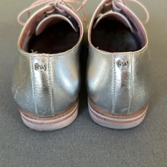 Ted Baker Silver Oxford Shoes - Picture 3 of 6